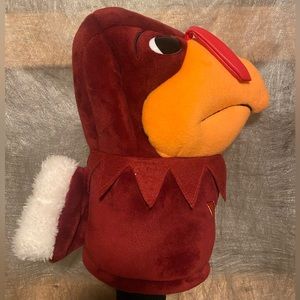 Virginia Tech Hokie golf club cover EUC embroidered VT Maroon and orange